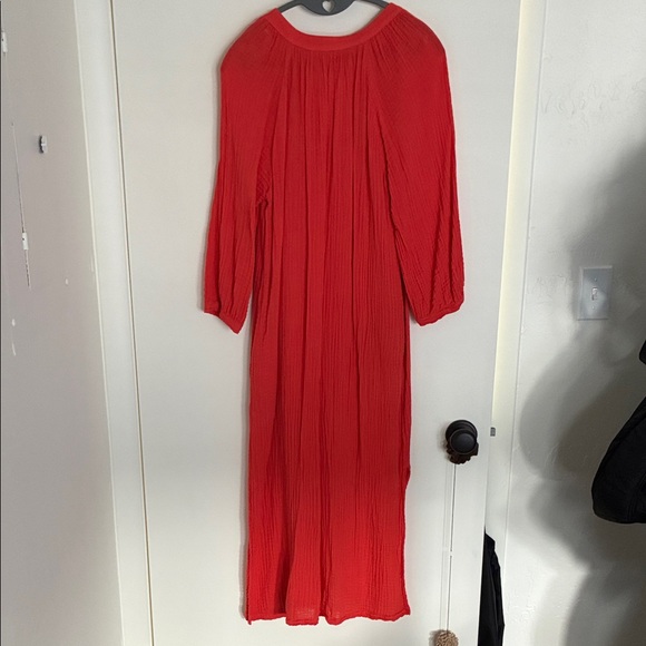 NWOT Sundry Vibrant Red Midi Dress, Size 0 - Picture 5 of 8